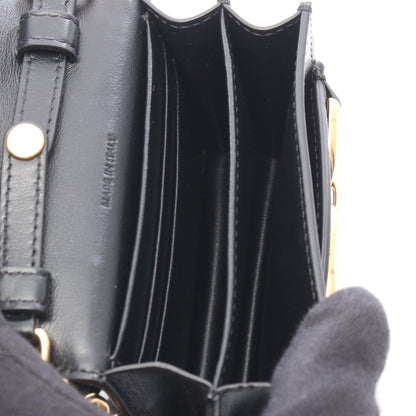 マイヨン ミニ トリオンフ チェーンウォレット レザー ブラック セリーヌ バッグ CELINE