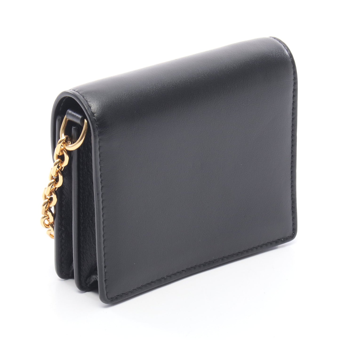 マイヨン ミニ トリオンフ チェーンウォレット レザー ブラック セリーヌ バッグ CELINE