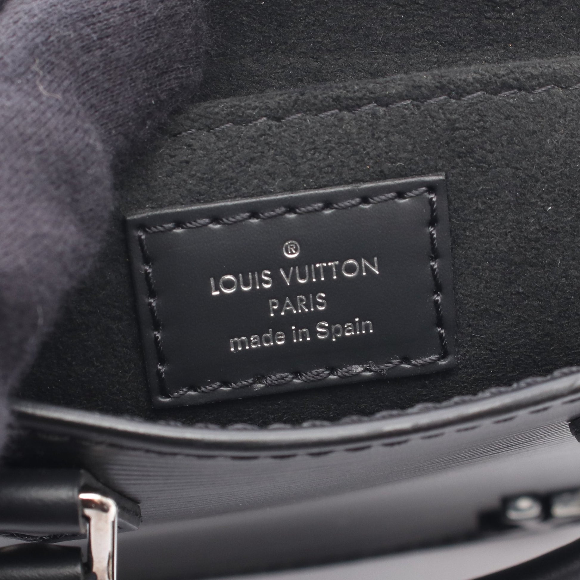 プティット サックプラ エピ ノワール ハンドバッグ レザー ブラック ルイヴィトン バッグ LOUIS VUITTON