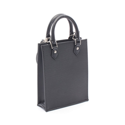 プティット サックプラ エピ ノワール ハンドバッグ レザー ブラック ルイヴィトン バッグ LOUIS VUITTON