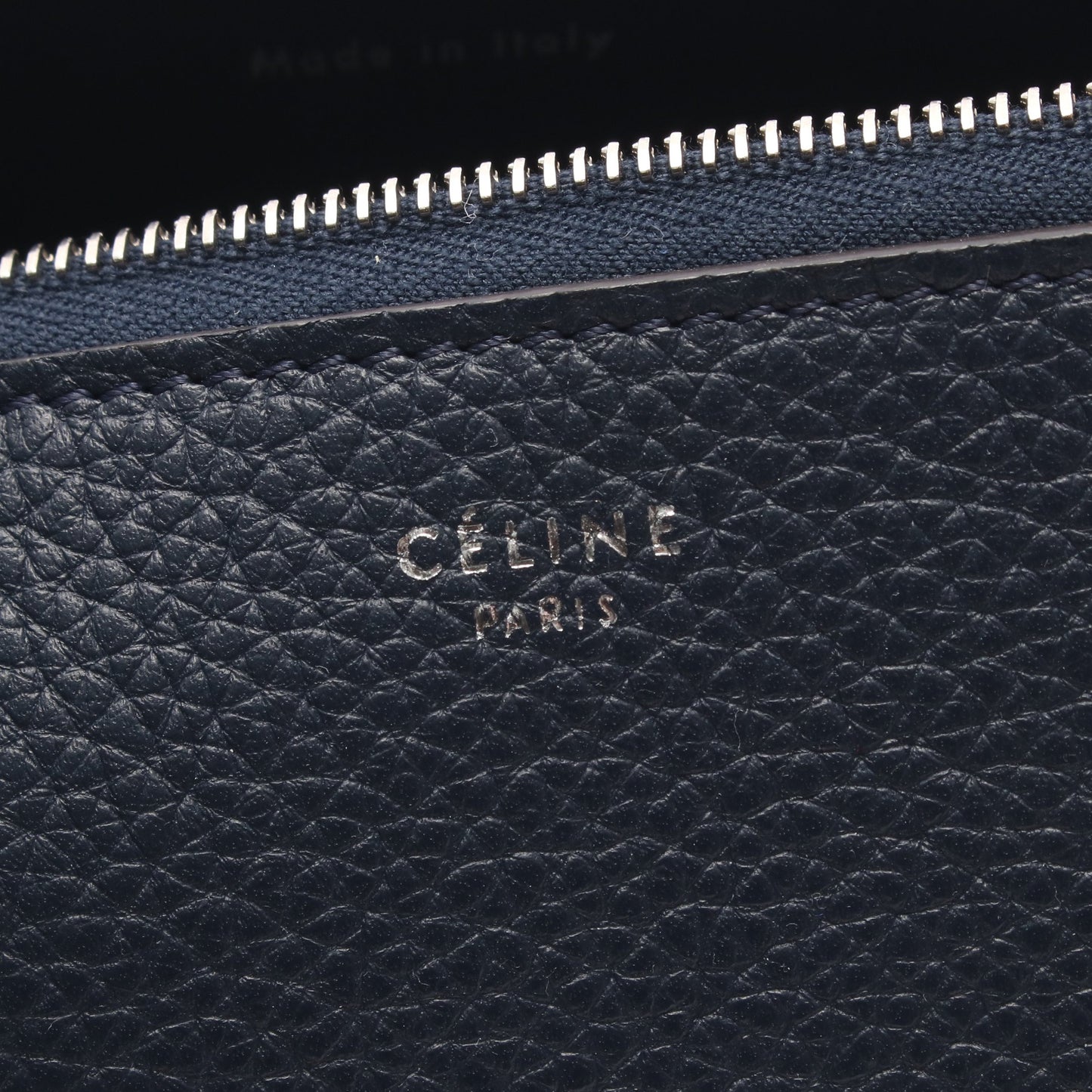 コスメポーチ レザー ネイビー セリーヌ 財布・小物 CELINE