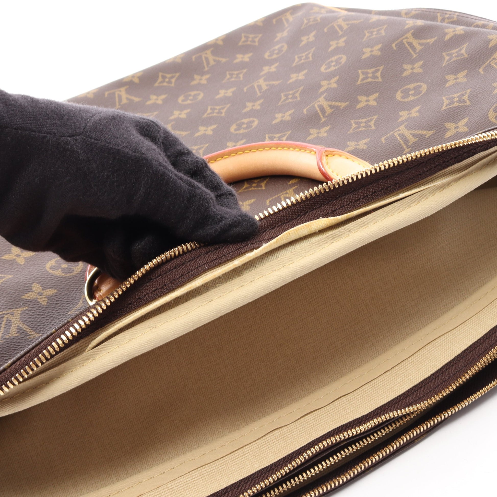 アリゼ24H モノグラム 2WAY ボストンバッグ PVC レザー ブラウン ルイヴィトン バッグ LOUIS VUITTON