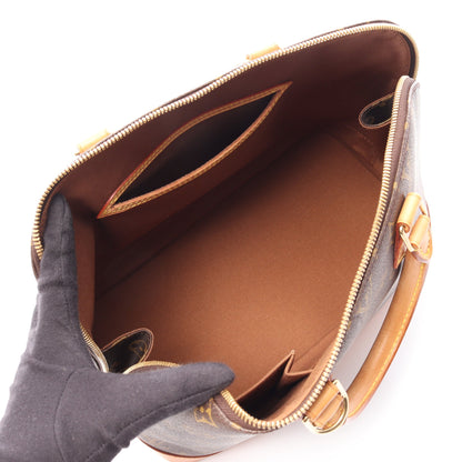 アルマPM モノグラム ハンドバッグ PVC レザー ブラウン ルイヴィトン バッグ LOUIS VUITTON