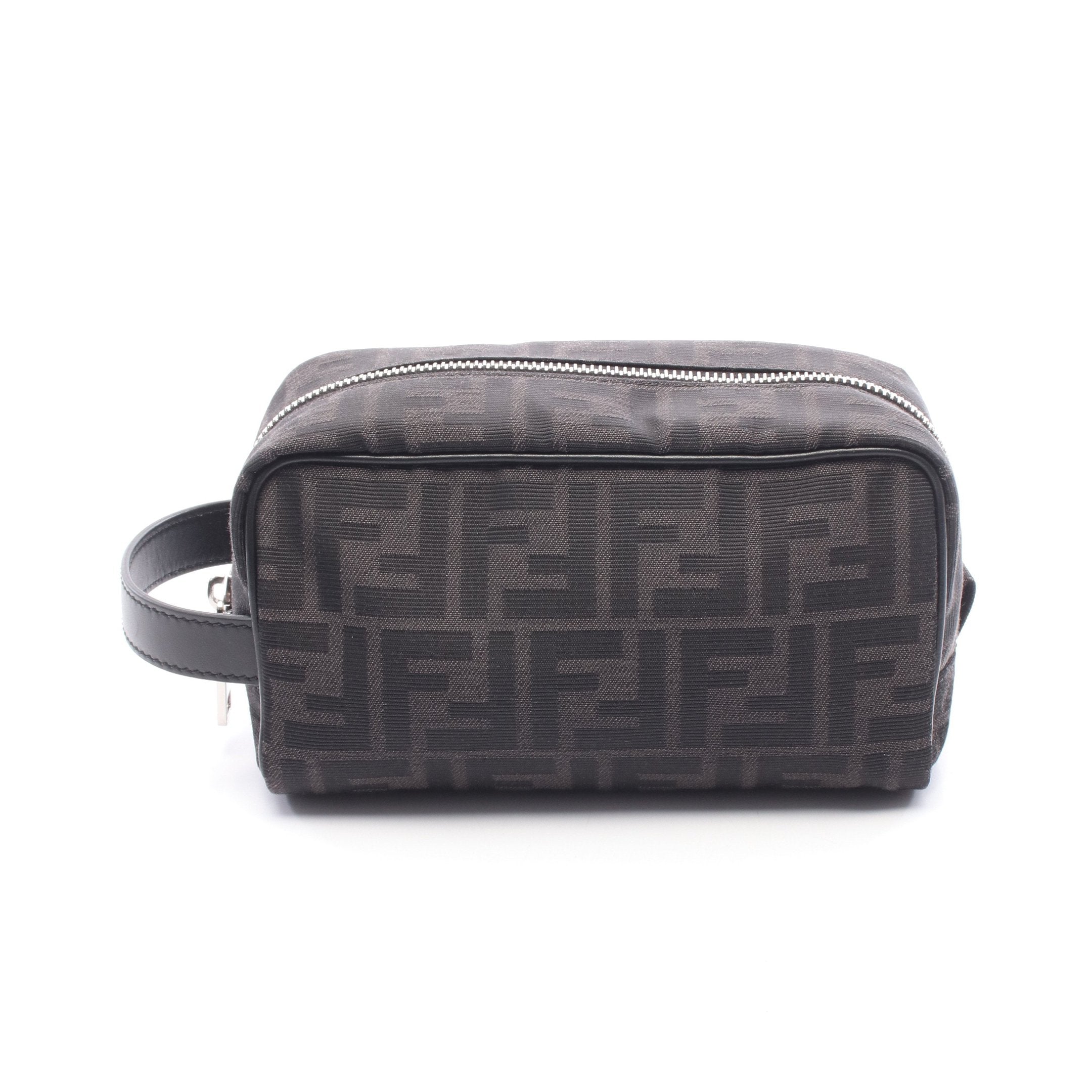 FENDI フェンディ ポーチ キャンバス/レザー