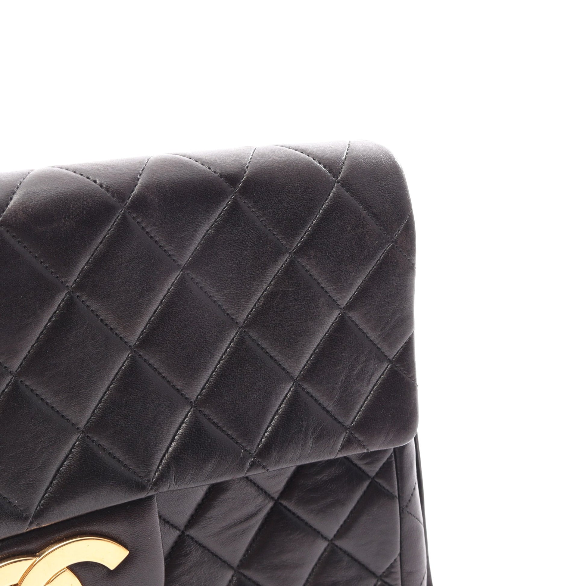 マトラッセ バックパック リュックサック ラムスキン ブラック ゴールド金具 シャネル バッグ CHANEL