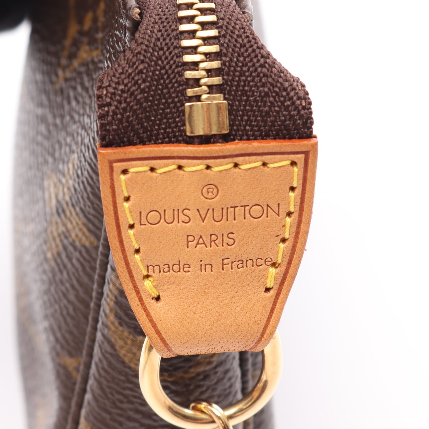 ミニ ポシェット アクセソワール モノグラム チェーンハンドバッグ PVC レザー ブラウン ルイヴィトン バッグ LOUIS VUITTON