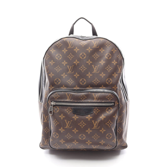 ジョッシュ モノグラムマカサー バックパック リュックサック PVC レザー ブラウン ブラック ルイヴィトン バッグ LOUIS VUITTON