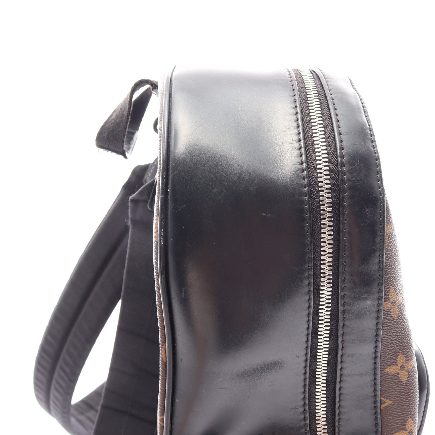 ジョッシュ モノグラムマカサー バックパック リュックサック PVC レザー ブラウン ブラック ルイヴィトン バッグ LOUIS VUITTON