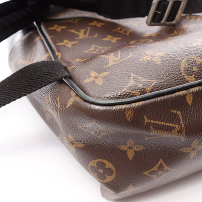 ジョッシュ モノグラムマカサー バックパック リュックサック PVC レザー ブラウン ブラック ルイヴィトン バッグ LOUIS VUITTON
