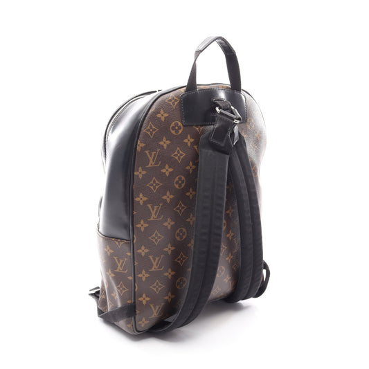 ジョッシュ モノグラムマカサー バックパック リュックサック PVC レザー ブラウン ブラック ルイヴィトン バッグ LOUIS VUITTON