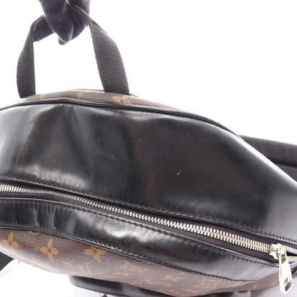 ジョッシュ モノグラムマカサー バックパック リュックサック PVC レザー ブラウン ブラック ルイヴィトン バッグ LOUIS VUITTON