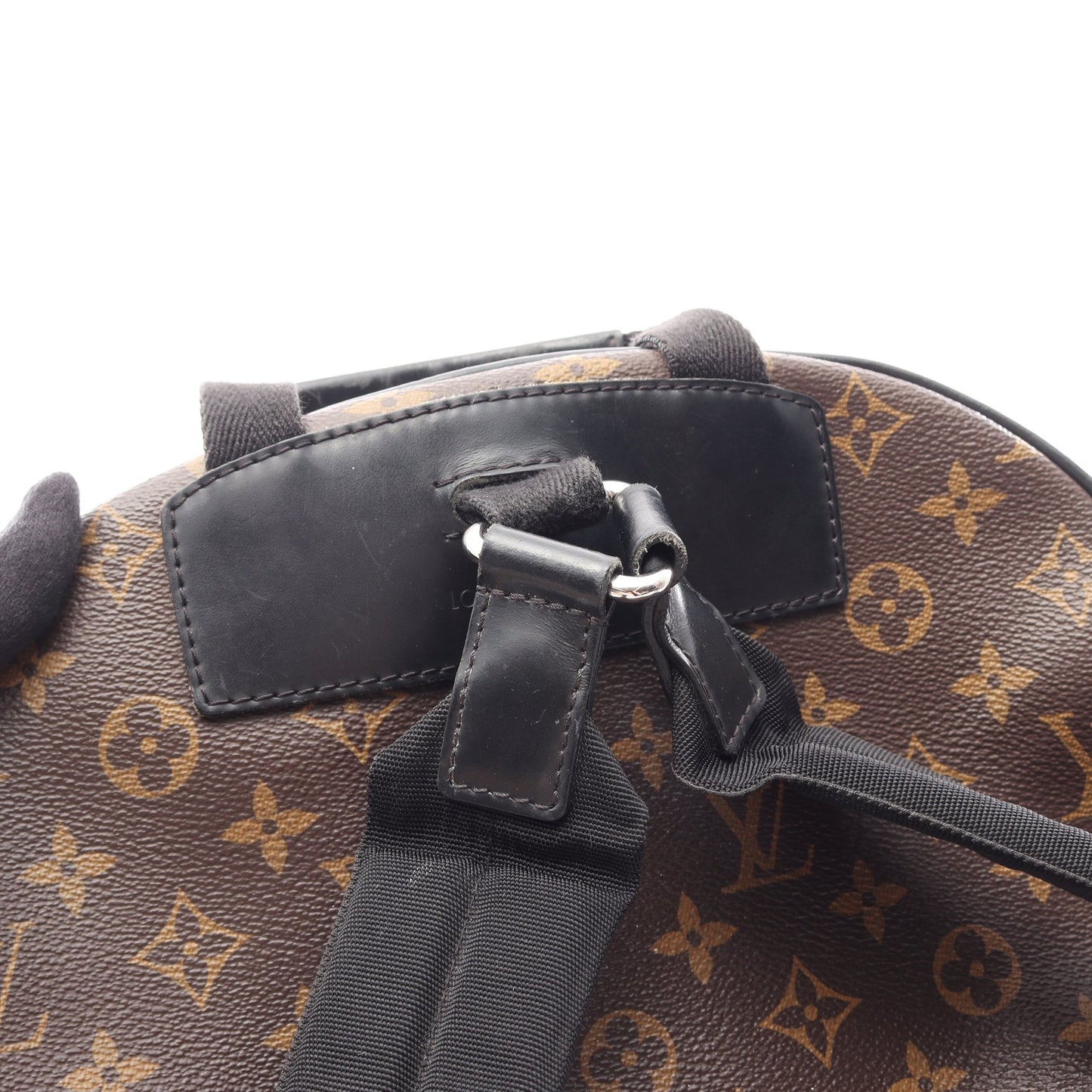 ジョッシュ モノグラムマカサー バックパック リュックサック PVC レザー ブラウン ブラック ルイヴィトン バッグ LOUIS VUITTON