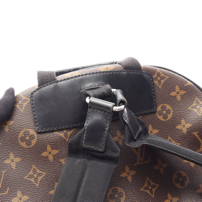 ジョッシュ モノグラムマカサー バックパック リュックサック PVC レザー ブラウン ブラック ルイヴィトン バッグ LOUIS VUITTON