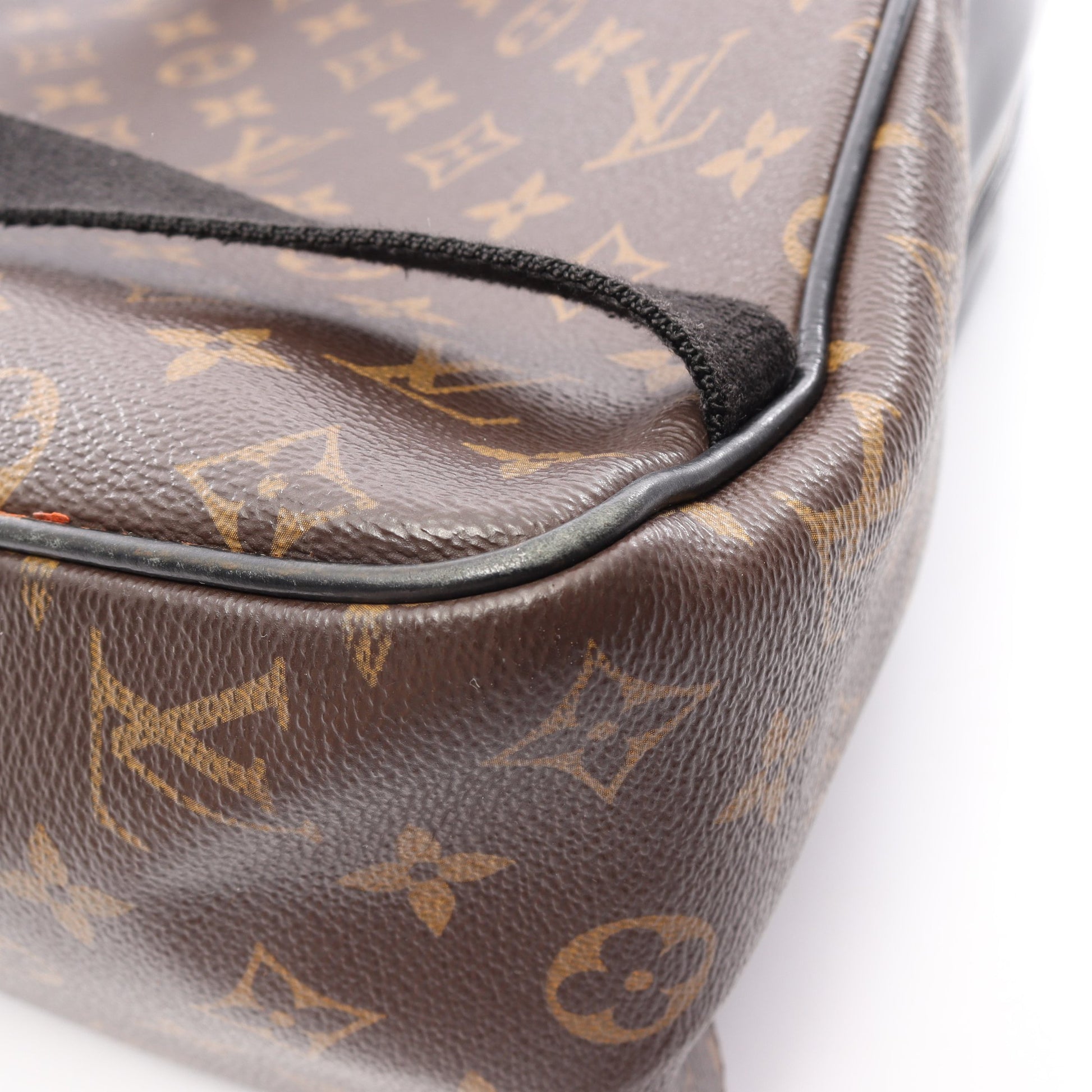 ジョッシュ モノグラムマカサー バックパック リュックサック PVC レザー ブラウン ブラック ルイヴィトン バッグ LOUIS VUITTON