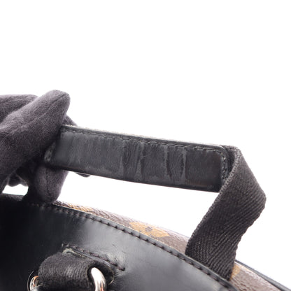 ジョッシュ モノグラムマカサー バックパック リュックサック PVC レザー ブラウン ブラック ルイヴィトン バッグ LOUIS VUITTON