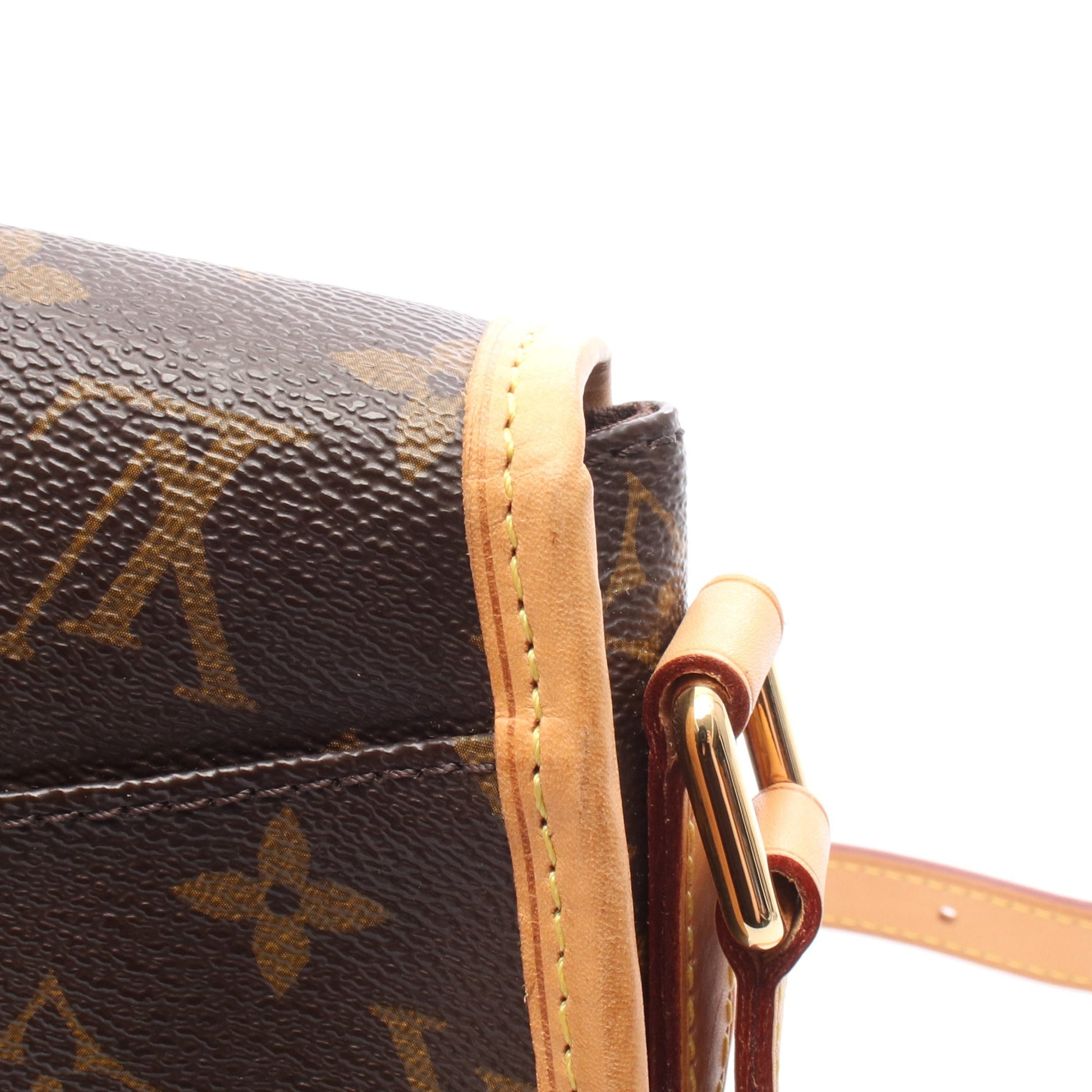 メニルモンタンPM モノグラム ショルダーバッグ PVC レザー ブラウン ルイヴィトン バッグ LOUIS VUITTON