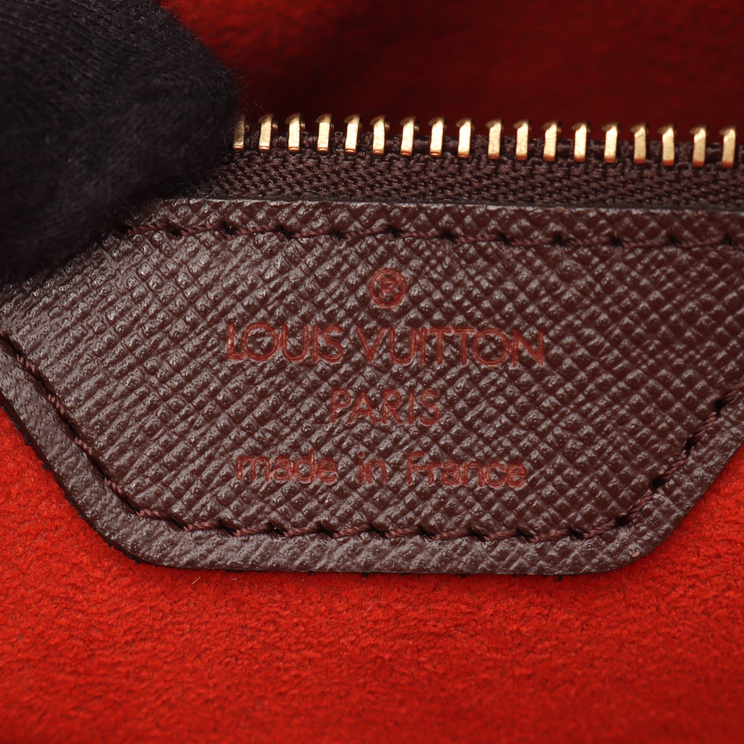 ブレラ ダミエエベヌ ハンドバッグ PVC レザー ブラウン ルイヴィトン バッグ LOUIS VUITTON