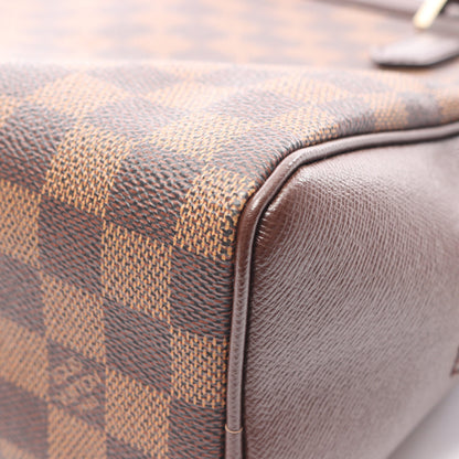 ブレラ ダミエエベヌ ハンドバッグ PVC レザー ブラウン ルイヴィトン バッグ LOUIS VUITTON