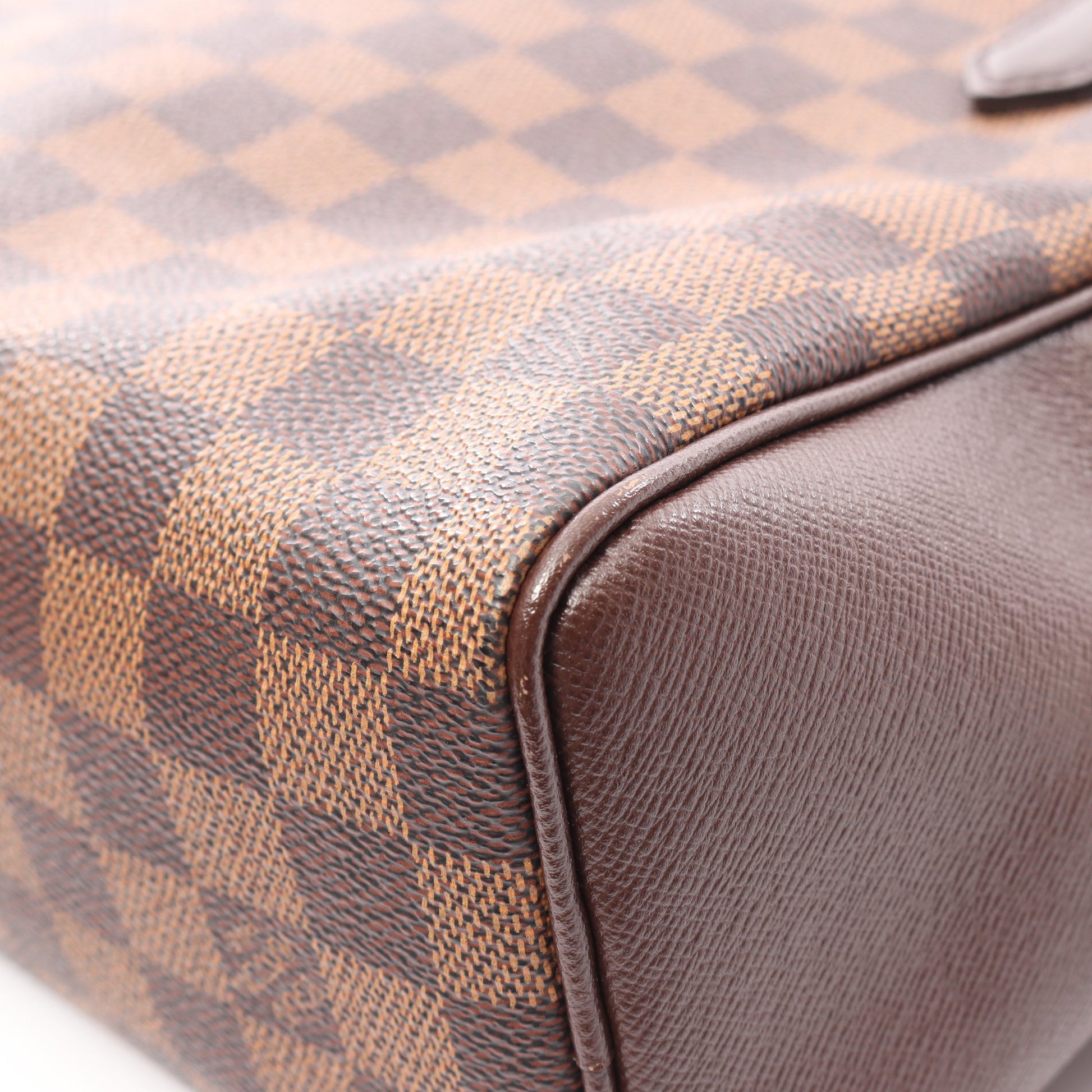 ブレラ ダミエエベヌ ハンドバッグ PVC レザー ブラウン ルイヴィトン バッグ LOUIS VUITTON