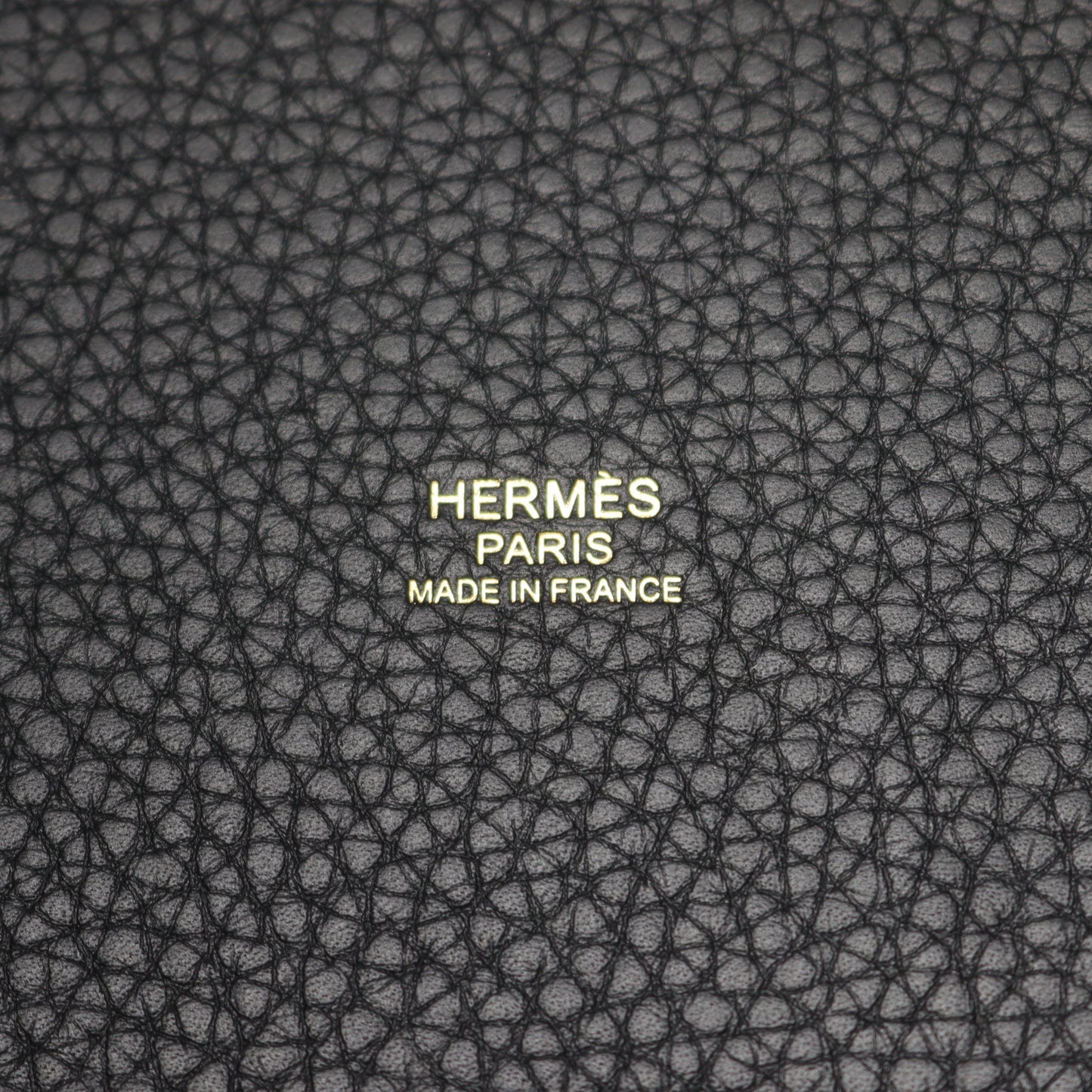 ピコタンロックPM ハンドバッグ トリヨンクレマンス ブラック ゴールド金具 Z刻印 エルメス バッグ HERMES