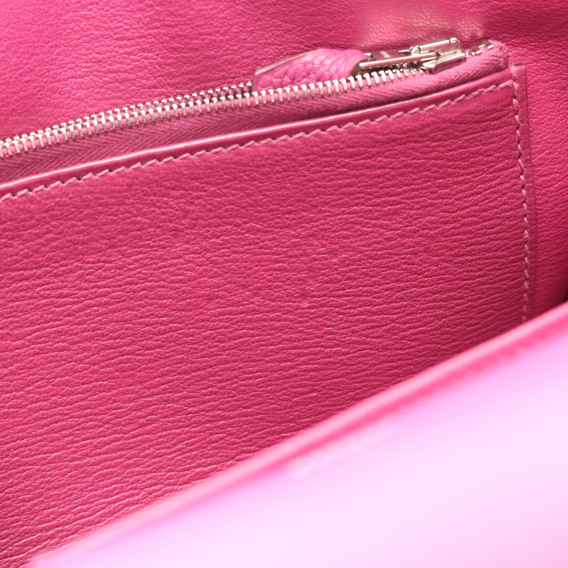 ジプシエール28 トスカ ショルダーバッグ トリヨンクレマンス ピンクパープル シルバー金具 □O刻印 エルメス バッグ HERMES