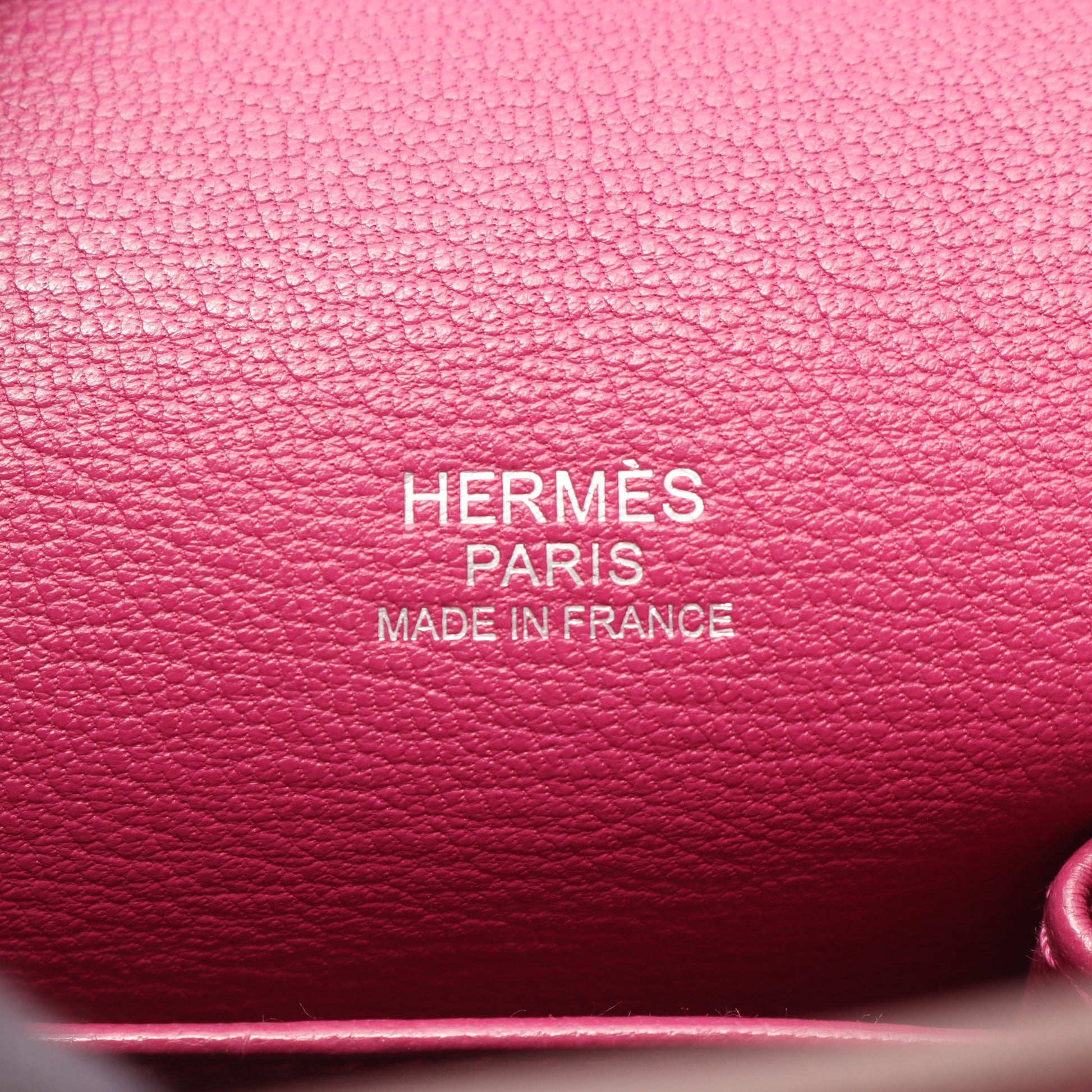 ジプシエール28 トスカ ショルダーバッグ トリヨンクレマンス ピンクパープル シルバー金具 □O刻印 エルメス バッグ HERMES