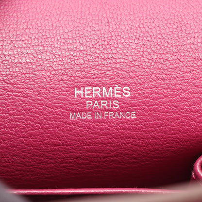 ジプシエール28 トスカ ショルダーバッグ トリヨンクレマンス ピンクパープル シルバー金具 □O刻印 エルメス バッグ HERMES