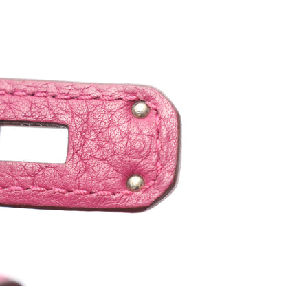 ジプシエール28 トスカ ショルダーバッグ トリヨンクレマンス ピンクパープル シルバー金具 □O刻印 エルメス バッグ HERMES