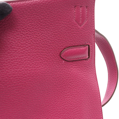 ジプシエール28 トスカ ショルダーバッグ トリヨンクレマンス ピンクパープル シルバー金具 □O刻印 エルメス バッグ HERMES