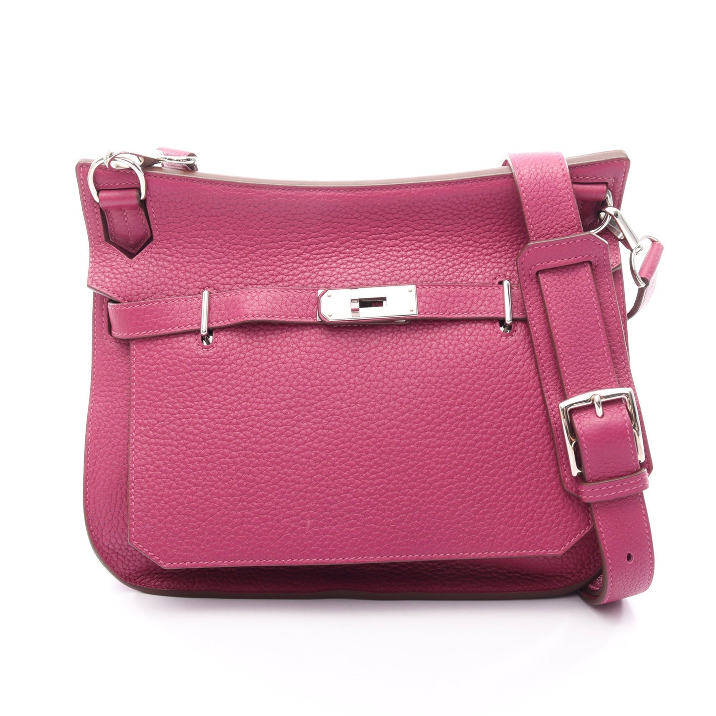 ジプシエール28 トスカ ショルダーバッグ トリヨンクレマンス ピンクパープル シルバー金具 □O刻印 エルメス バッグ HERMES