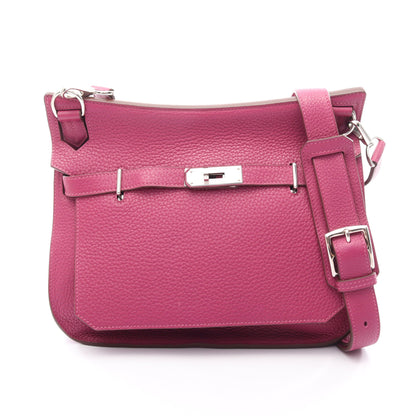 ジプシエール28 トスカ ショルダーバッグ トリヨンクレマンス ピンクパープル シルバー金具 □O刻印 エルメス バッグ HERMES
