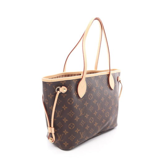 ネヴァーフルPM モノグラム ハンドバッグ トートバッグ PVC レザー ブラウン ルイヴィトン バッグ LOUIS VUITTON