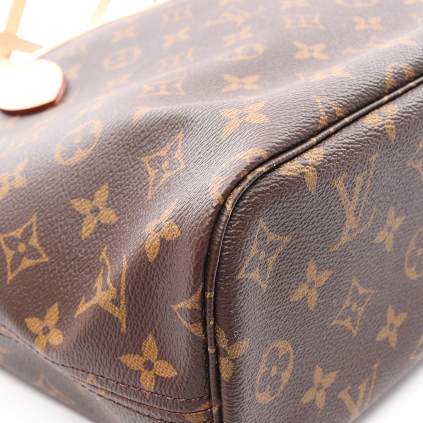 ネヴァーフルPM モノグラム ハンドバッグ トートバッグ PVC レザー ブラウン ルイヴィトン バッグ LOUIS VUITTON