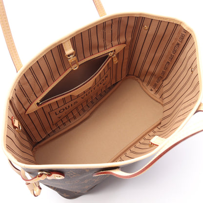 ネヴァーフルPM モノグラム ハンドバッグ トートバッグ PVC レザー ブラウン ルイヴィトン バッグ LOUIS VUITTON