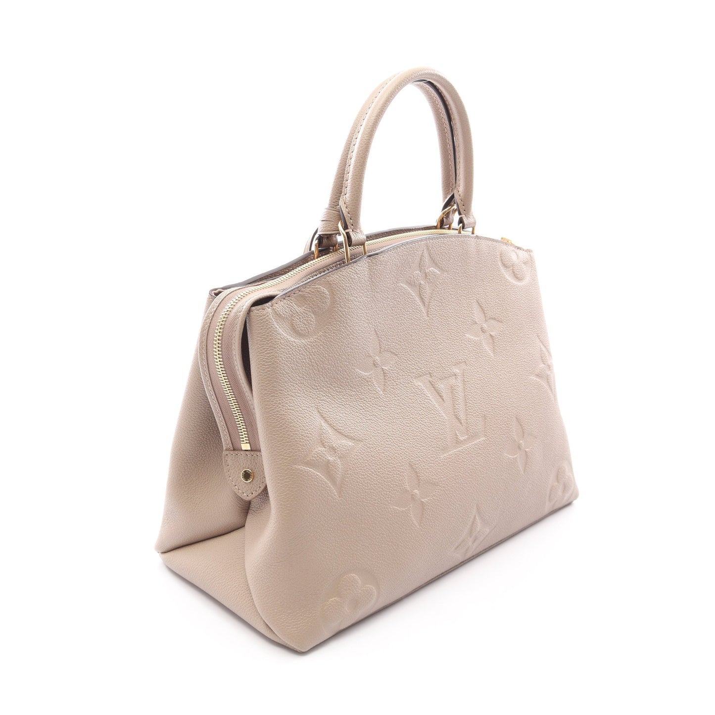 グラン パレMM モノグラムアンプラント トゥルトレール 2WAY ハンドバッグ レザー グレーベージュ ルイヴィトン バッグ LOUIS VUITTON
