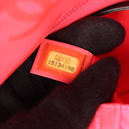 カンボンライン ラージ ショルダーバッグ トートバッグ レザー エナメル ブラック シルバー金具 シャネル バッグ CHANEL
