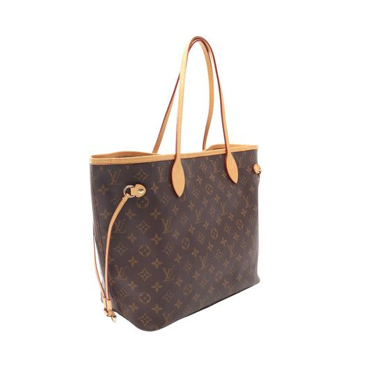 ネヴァーフルMM モノグラム ショルダーバッグ トートバッグ PVC レザー ブラウン ルイヴィトン バッグ LOUIS VUITTON