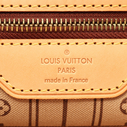 ネヴァーフルMM モノグラム ショルダーバッグ トートバッグ PVC レザー ブラウン ルイヴィトン バッグ LOUIS VUITTON