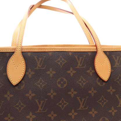 ネヴァーフルMM モノグラム ショルダーバッグ トートバッグ PVC レザー ブラウン ルイヴィトン バッグ LOUIS VUITTON