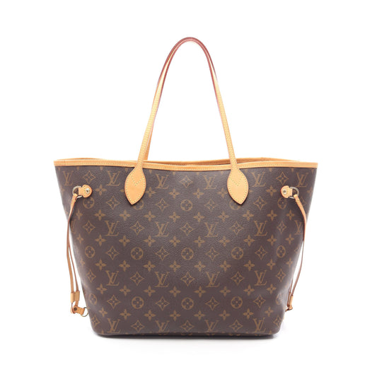 ネヴァーフルMM モノグラム ショルダーバッグ トートバッグ PVC レザー ブラウン ルイヴィトン バッグ LOUIS VUITTON