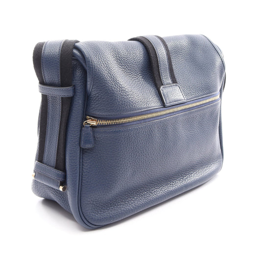 ブールラング ショルダーバッグ トリヨンクレマンス ブルー ブラック ゴールド金具 □R刻印 エルメス バッグ HERMES