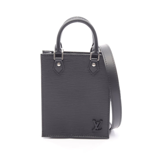 プティット サックプラ エピ ノワール 2WAY ハンドバッグ レザー ブラック ルイヴィトン バッグ LOUIS VUITTON