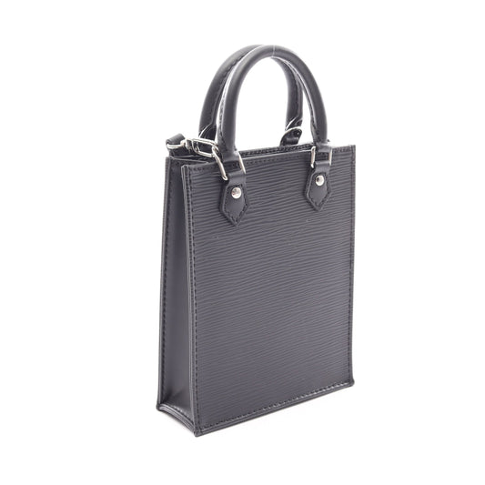 プティット サックプラ エピ ノワール 2WAY ハンドバッグ レザー ブラック ルイヴィトン バッグ LOUIS VUITTON
