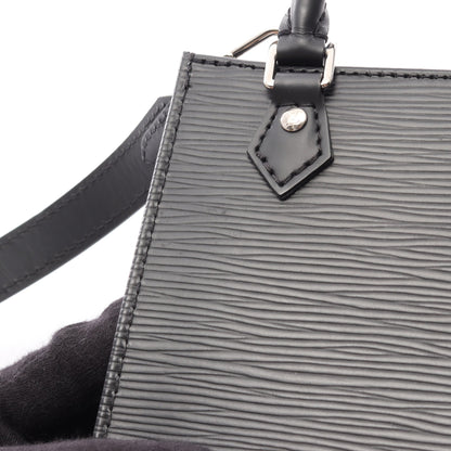 プティット サックプラ エピ ノワール 2WAY ハンドバッグ レザー ブラック ルイヴィトン バッグ LOUIS VUITTON