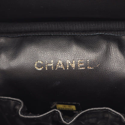 ココマーク ハンドバッグ バニティバッグ キャビアスキン ブラック ゴールド金具 シャネル バッグ CHANEL