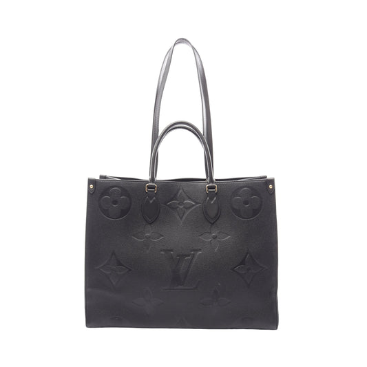 オンザゴーGM モノグラムアンプラント ノワール 2WAY ショルダーバッグ トートバッグ レザー ブラック ルイヴィトン バッグ LOUIS VUITTON