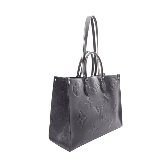 オンザゴーGM モノグラムアンプラント ノワール 2WAY ショルダーバッグ トートバッグ レザー ブラック ルイヴィトン バッグ LOUIS VUITTON