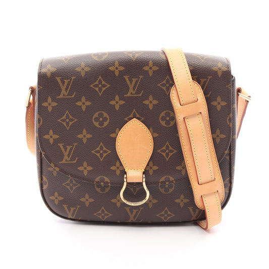 サンクルーGM モノグラム ショルダーバッグ PVC レザー ブラウン ルイヴィトン バッグ LOUIS VUITTON