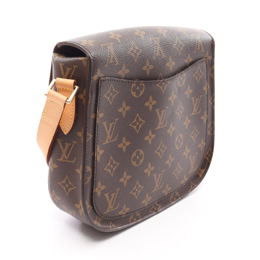 サンクルーGM モノグラム ショルダーバッグ PVC レザー ブラウン ルイヴィトン バッグ LOUIS VUITTON
