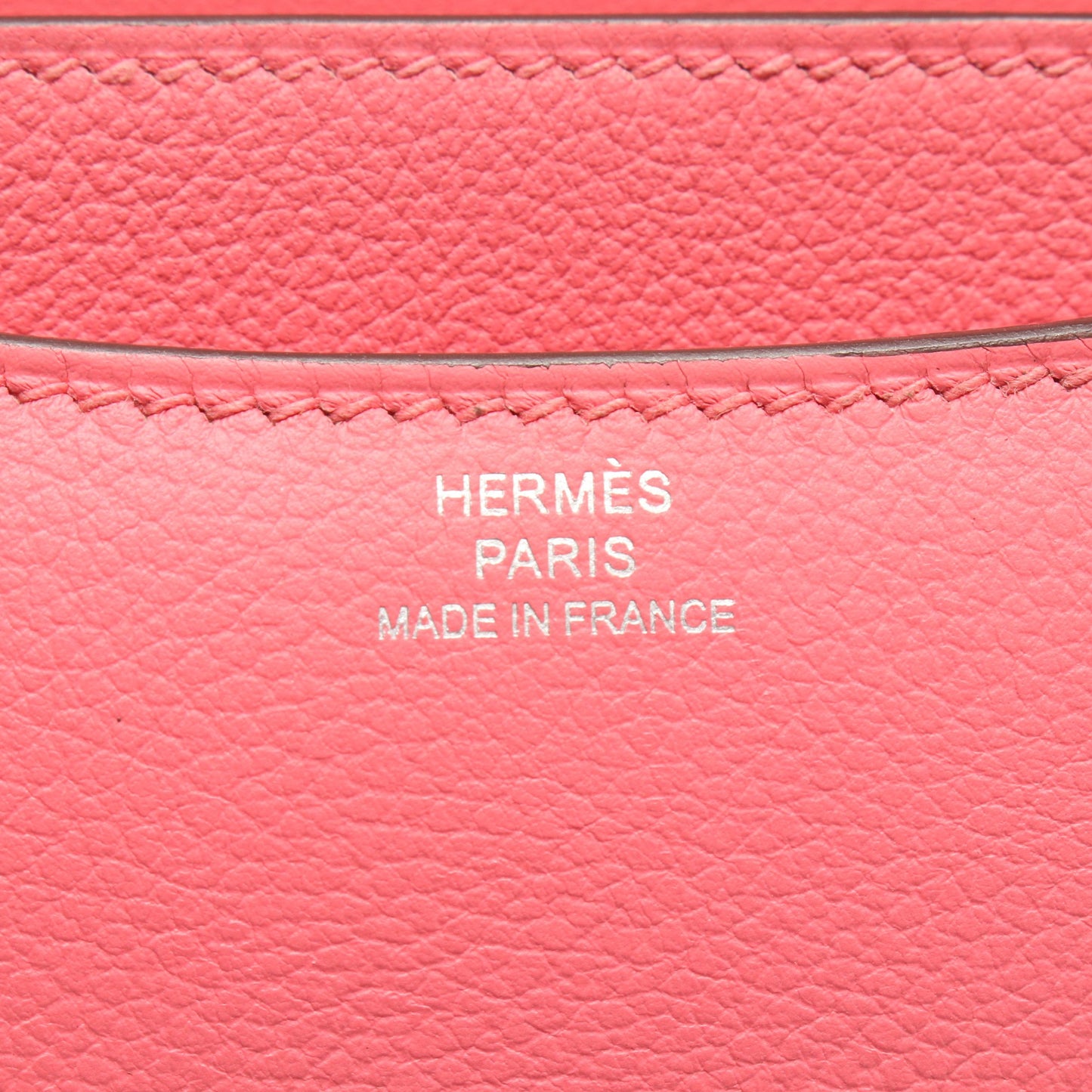 コンスタンス3 ミニ ローズエテ ショルダーバッグ エバーカラー ピンク シルバー金具 D刻印 エルメス バッグ HERMES
